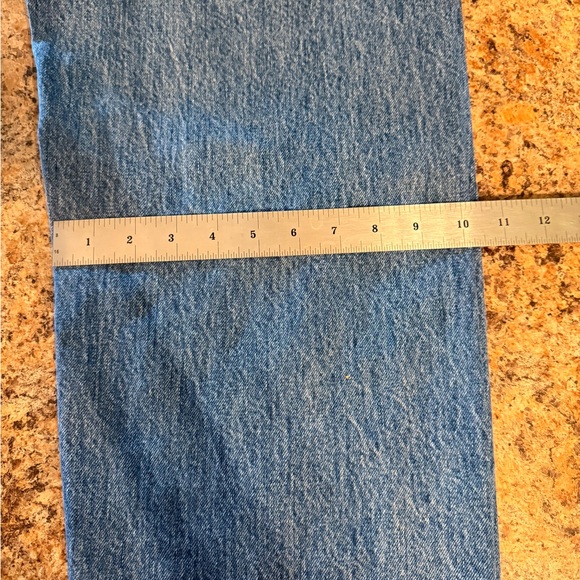 Madewell Superwide-Leg Women’s Jeans Tag Size 31 Relaxed High Rise Slash Pockets - Picture 11 of 15